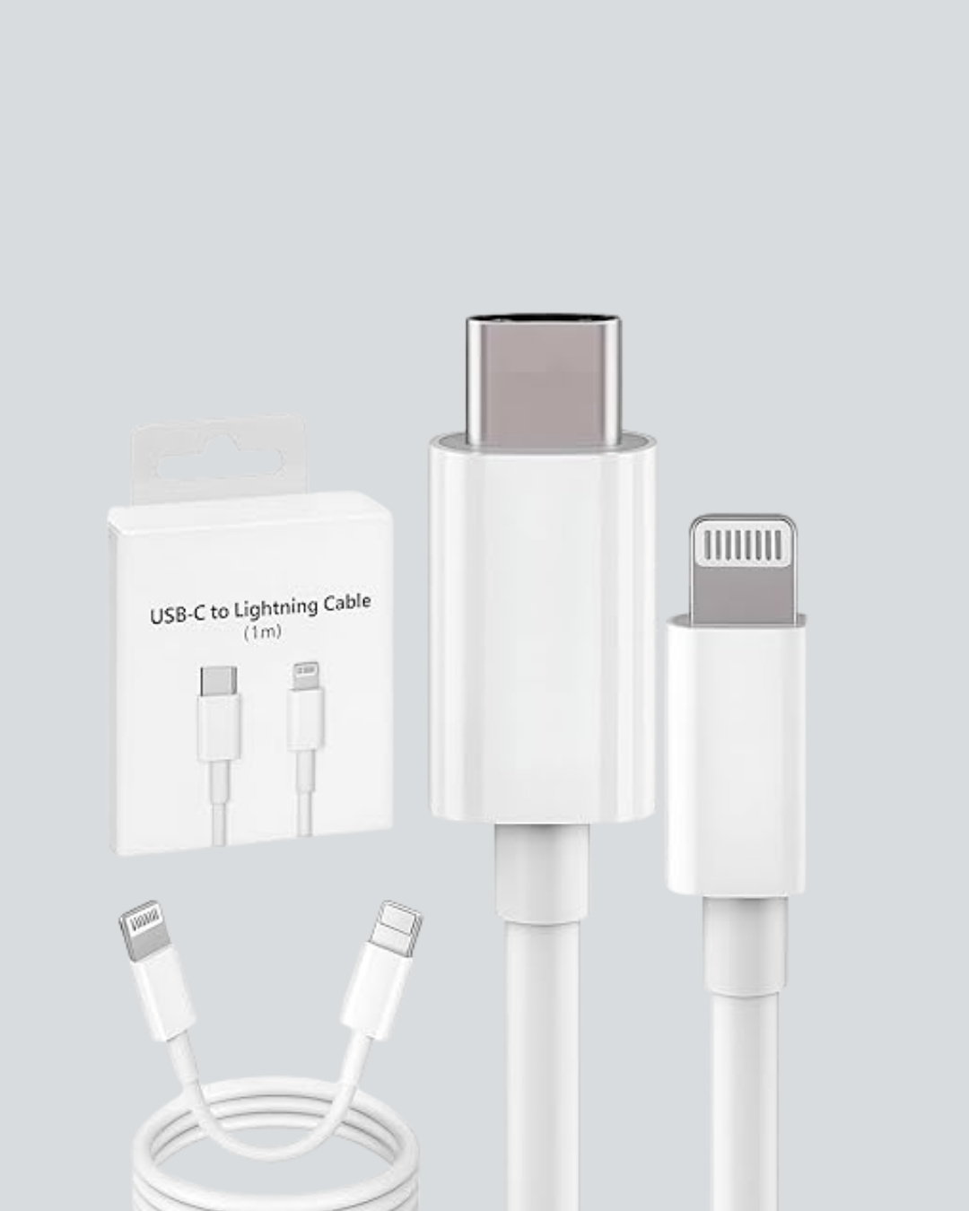 Aşırı Şarj ve Pil Koruması ile Akıllı Çipli Lightning Kablo 1.2m