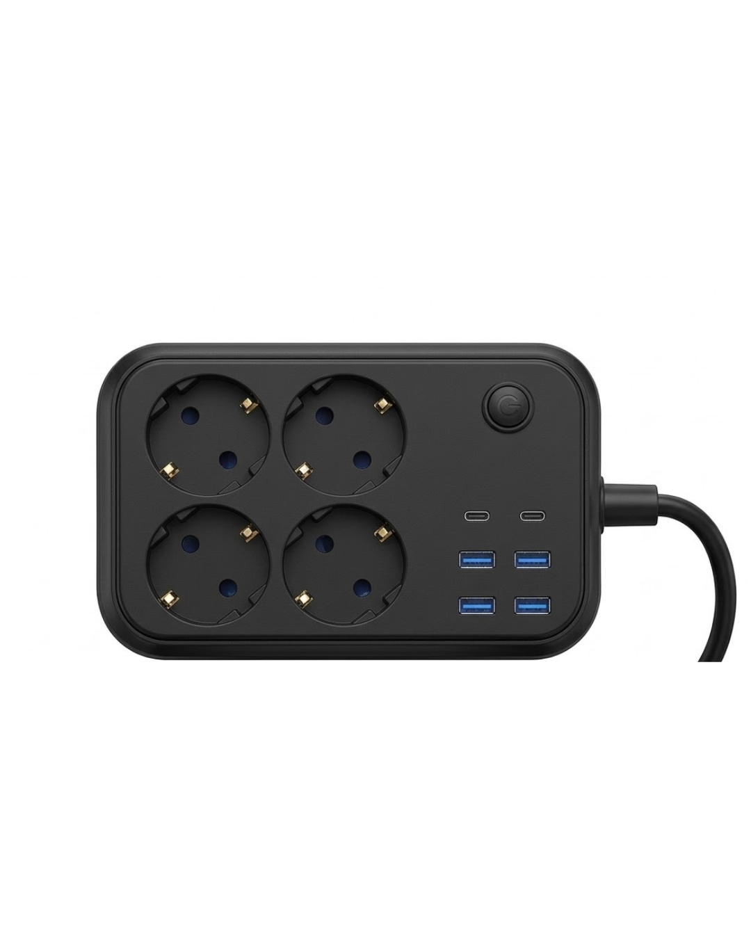 Akım Korumalı Çoklu Priz 4 USB 2 Type C 4 Priz Güvenli ve Hızlı Şarj