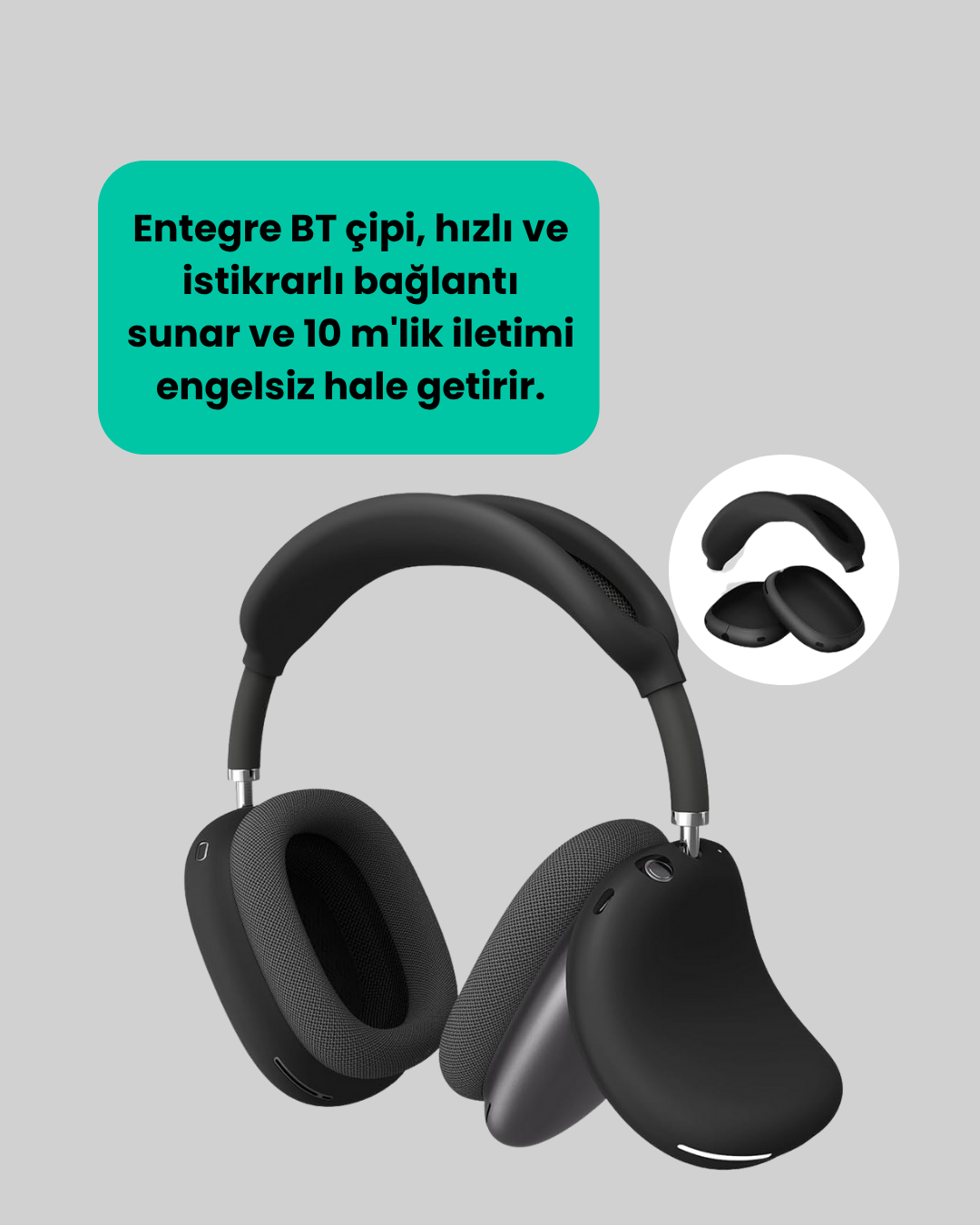 Stereo Ses Kaliteli Bluetooth Kulaklık | Katlanabilir ve Ergonomik Tasarım Yeni Nesil