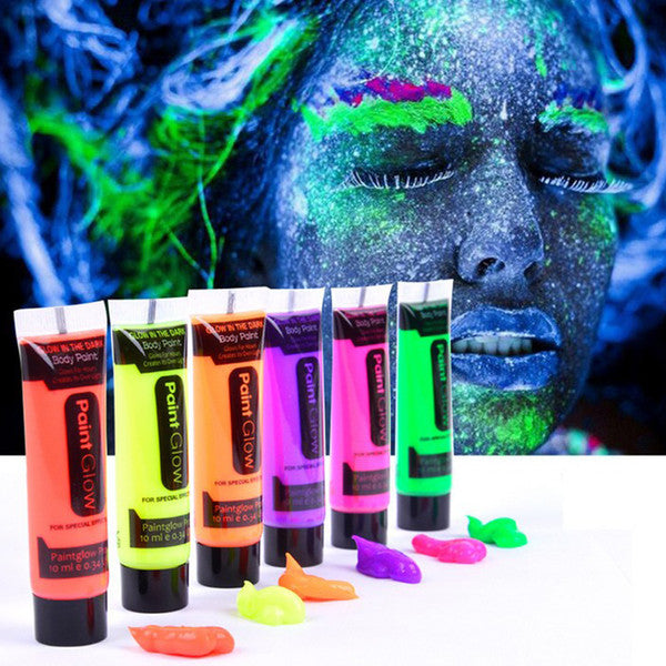 Glow Boya Fosforlu Krem Boya 12 Adet (5643)