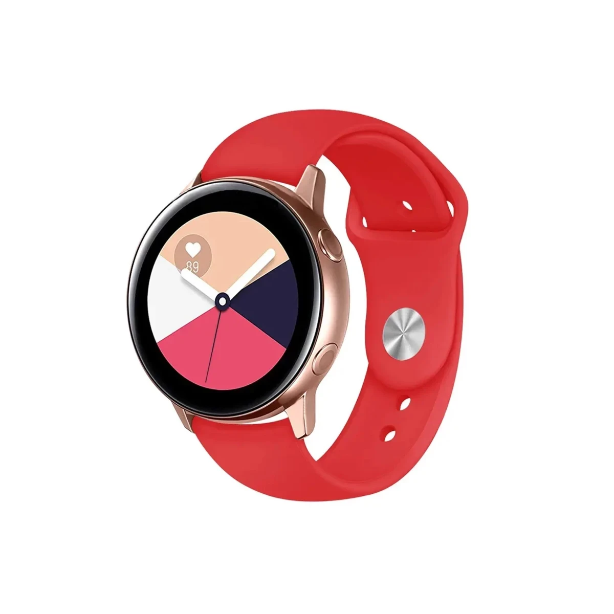 Watch 22mm Klasik Kordon - Kırmızı