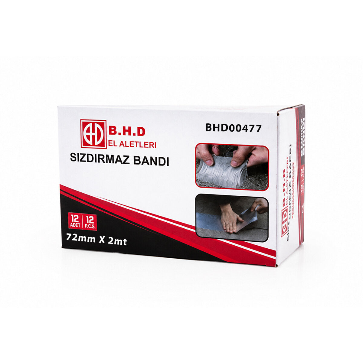 12 ADET 72MMX2MT SU SIZDIRMAZ SAKIZ TAMİR BANTI (5643)