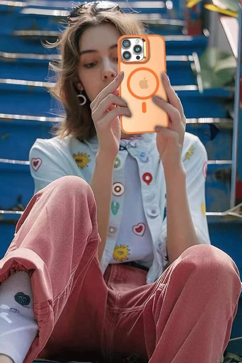Joko Apple iPhone 16 Plus Flet Lens Magsafe Kapak - Derin Mor