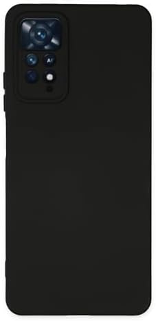Xiaomi Redmi Note 11 Pro Kapak Içi Kadife Kamera Korumalı Lansman Silikon Kılıf - Siyah