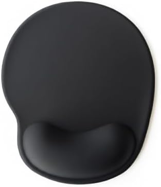 TIGER TRACK Siyah Bilek Destekli Ergonomik - Kaymaz Taban Mouse Pad