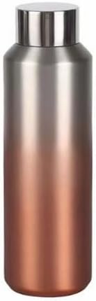 Çelik İçli Termos 600 Ml Turuncu-Gri Skm013