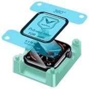 - Apple ile uyumlu Watch 44mm Polymer Nano Ekran Koruyucu + Kolay Uygulama Aparatlı