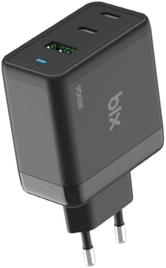 BX3P65G 65W GaN Qualcom 4.0 2*Type-C & USB-A 3 Portlu, MacBook Pro/Air, iPad Air/Pro, iPhone 16/15/14/14 Pro Max iPhone /13/13 Pro Max, Galaxy S24/S23/S22/S21 Uyumlu BX-3P65G