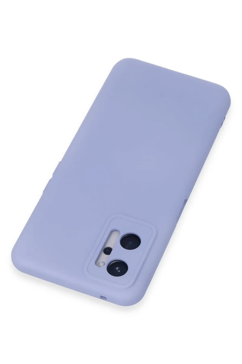 Realme 9i 4G Kılıf Nano içi Kadife Silikon - Lila