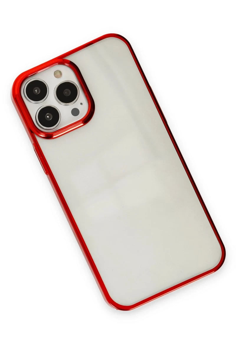 Apple iPhone 14 Pro Kılıf Element Silikon - Kırmızı