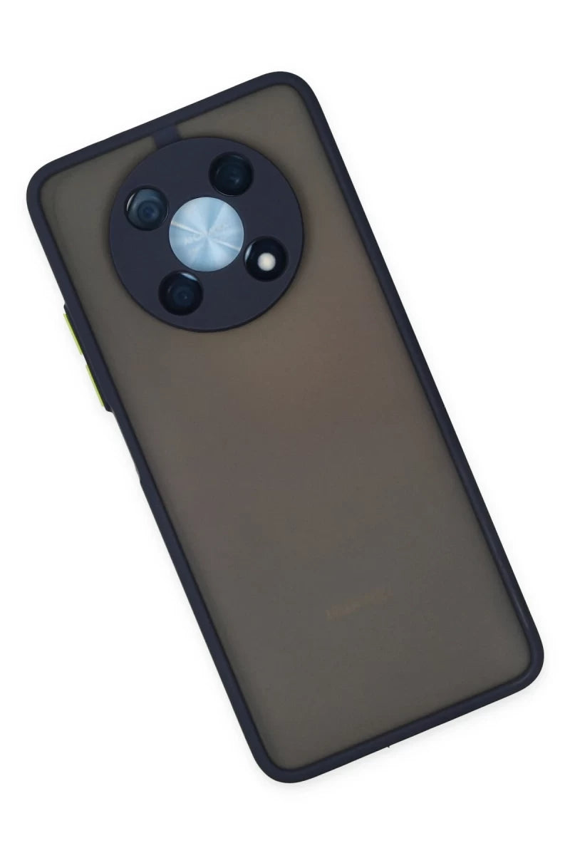 Huawei Nova Y90 Kılıf Montreal Silikon Kapak - Lacivert