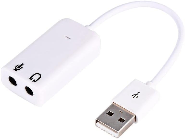 Harici Kablolu 7.1 Usb Ses Kartı 3.5mm Mikrofon Çevirici Dönüştürücü Adaptö