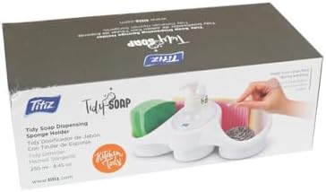 Titiz Tidy Sıvı Sabunluk ve Süngerlik Organizatör - Lavabo Düzenleyici Mutfak Seti