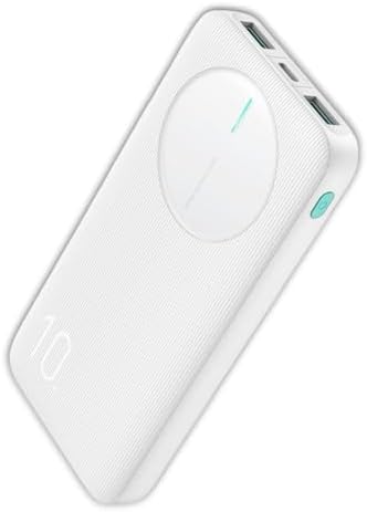 JR-PBF12 2.4A LED 22.5W Güç Bankası 10000mAh - Beyaz | 12 Ay Garanti