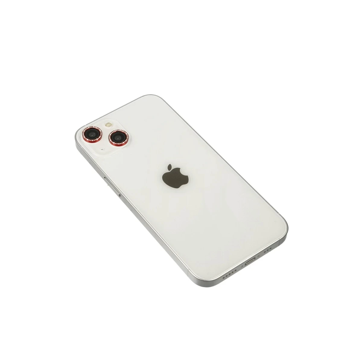 Apple iPhone 14 Diamond Kamera Lens - Kırmızı