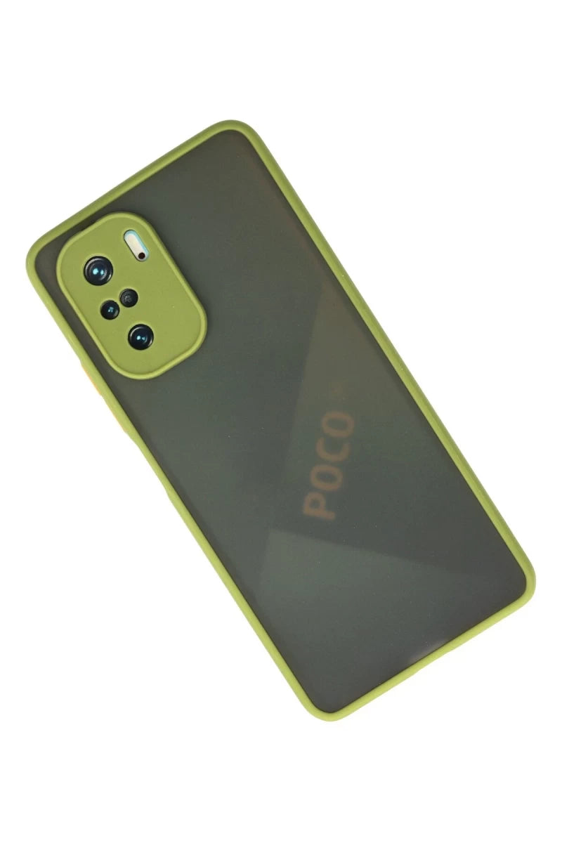 Xiaomi Poco F3 Kılıf Montreal Silikon Kapak - Açık Yeşil