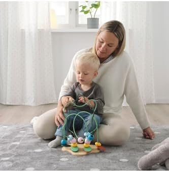 Uppsta Boncuklu Helezon Çok Renkli Bebek Çocuk Aktivite Gelişim Oyuncak Oyuncağı