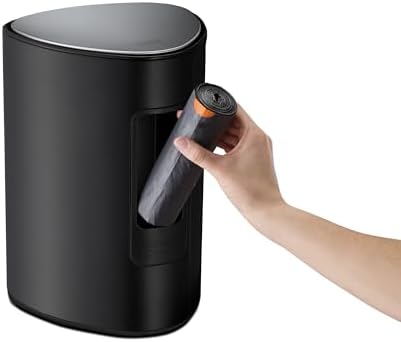 IW8 ekolojik çöp torbası, geri dönüştürülmüş plastikten, ipli mutfak çöp torbası, ekstra güçlü – 20 adetli paket, 5 litre alır