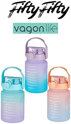 1000 ml Pipetli/Pipetsiz Kullanım Çift Renk SoftTouch Motivasyon Matarası Sticker Hediyeli