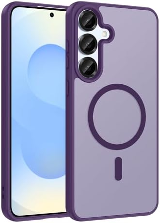 Spia Galaxy S25 FE ile Uyumlu Kılıf Kablosuz Derin Mor Vulga Sert Kapak Orijinal (Galaxy S25 FE ile Uyumlu, Kablosuz Derin Mor)