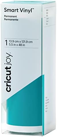 Joy Smart Kalıcı Vinil Mat Aqua 5,5 inç x 48 inç (13,9 cm x 121,9 cm)