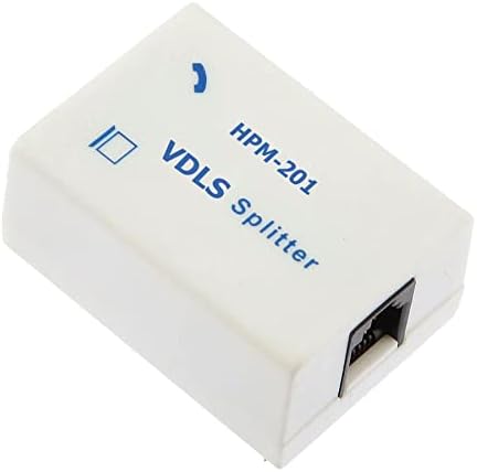 PX-VDSL2 ADSL VDSL VDSL2 Splitter Telefon Ayırıcı, RJ11 DSL Modem ve Sabit Telefon Hat Ayırıcı, İnternet Telefon Sinyal Bölücü Filtre Adaptörü
