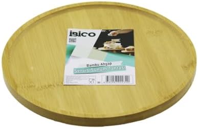 Üniseks Bambu Sunum Tepsisi, 24.5 cm, CHRMK11904, Kahverengi, Üniseks-Yetişkinler