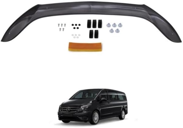 ferrous autoaccessories Mercedes Vito ile Uyumlu ile Uyumlu Ön Kaput Koruyucu Rüzgarlık 2015 2020