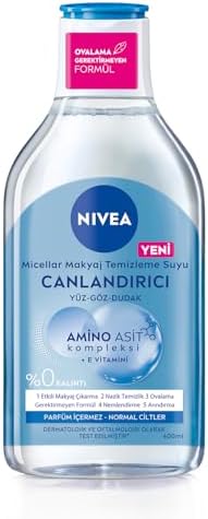 5in1 Canlandırıcı Micellar Makyaj Temizleme Suyu Normal Ciltler, 400 ml, Yüz Temizleyici