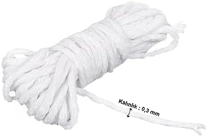 Kandil Fitili 5 Metre Çap 3 mm