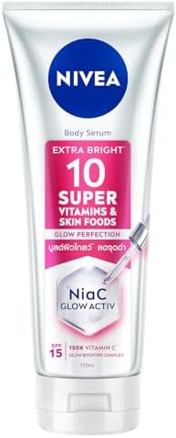 Super10 Serum Etkili Vücut Losyonu SPF15 170 ml, Aydınlatıcı, Nemlendirici, C Vitamini, Niasinamid