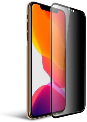 Iphone 11 Ekran Koruyucu Gizli Hayalet Cam 9D Tam Kaplama (siyah)