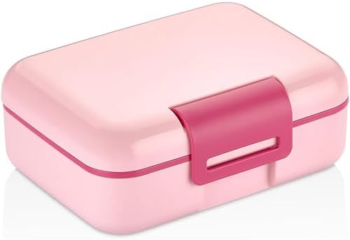 2 Katlı Öğle Yemeği Kutusu, 1.6 Litre, 3 Bölmeli, BPA İçermeyen PP Plastik, Çatal Bıçak Kaşık Hediyeli (Pembe)