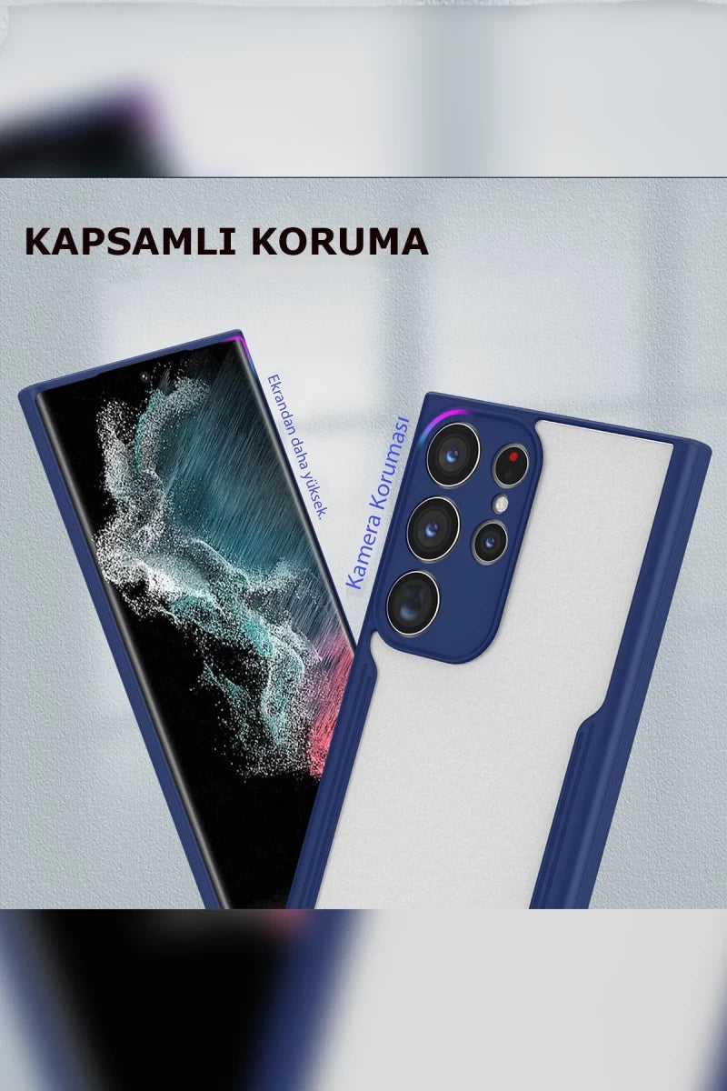 Samsung Galaxy S23 Plus Kılıf Platin Silikon - Mavi