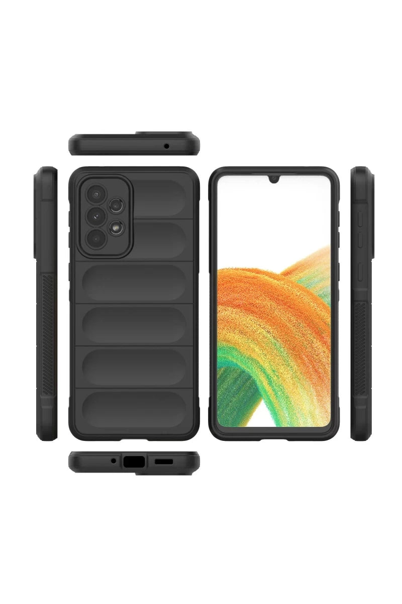 Samsung Galaxy A33 5G Kılıf Optimum Silikon - Siyah