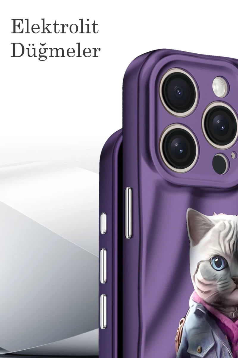 Apple iPhone 14 Pro Kılıf Crew Desenli Kapak - Kapadokya