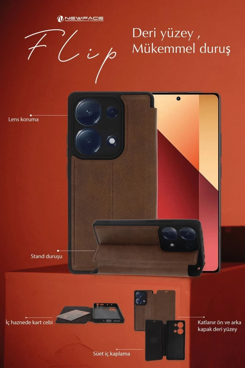 Samsung Galaxy A55 5G Kılıf Flip Cover - Koyu Yeşil