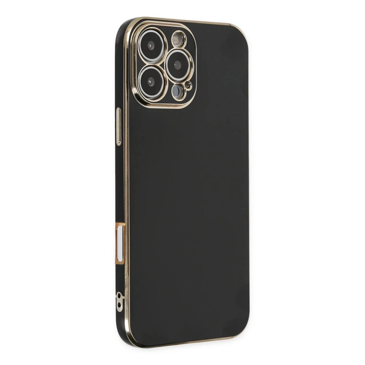 Apple iPhone 16 Pro Kılıf Volet Silikon - Siyah
