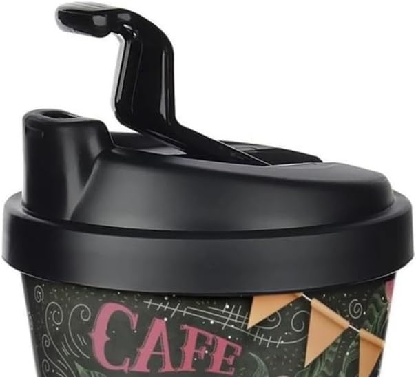 Motto Termo Bardak (400 ml) - Çift Katmanlı Isı Koruyucu ve Sızdırmaz Kapaklı Kahve Bardağı