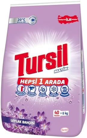 Leylak Bahçesi Beyazlar ve Renkliler Hepsi1Arada Toz Çamaşır Deterjanı 6KG
