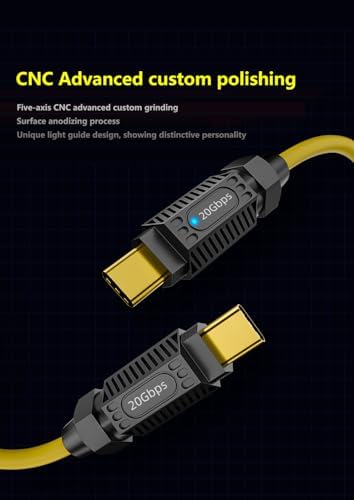 Screw Type C to Type C 140W Hızlı Şarj 8K@60Hz Görüntü Aktarımı PD3.1 20Gbps Veri Transferi 2 Metre Kablo SCR-01