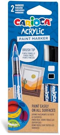Akrilik Paint Marker Su Bazli Fırça Uçlu 2'Li