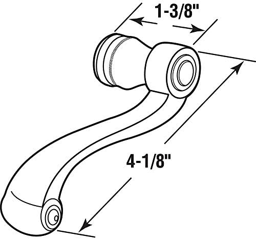 Defender Security E 2663 Fransız Kolonyal Kapı Kolları, Ağır Döküm Tasarımı, Saten Nikel Kaplama, 1/4" Tahrik Sistemi Kullanır, (1 set)