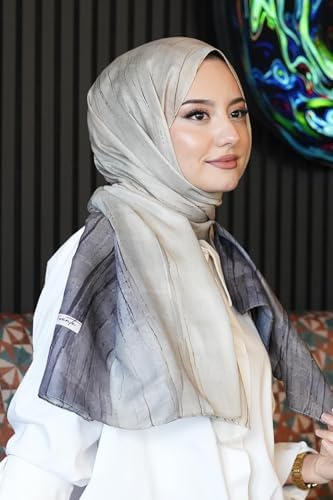Degrade Füme Soft Pamuk Şal
