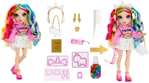 , Rainbow High Amaya - Kristal Serisi Bebeği, Rainbow High