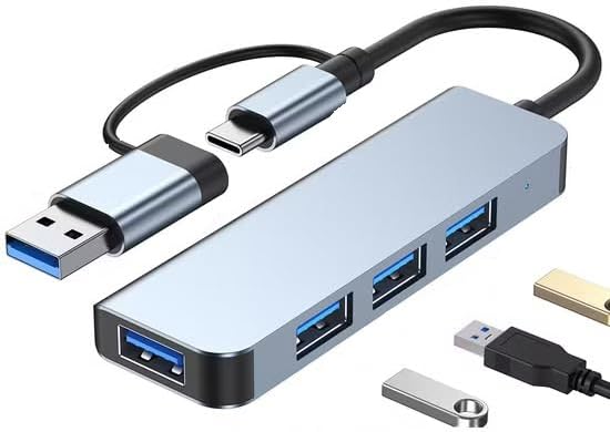 4in1 Çevirici USB 3.0-Usb-C To Usb 3.0-Usb 2.0 Hub