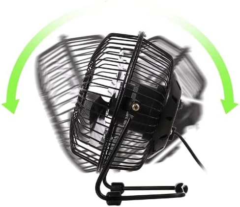 OBEV Masa Üstü USB Fan Soğutucu Vantilatör Klima - Metal Serinletici Mini Vantilatör - USB Girişli