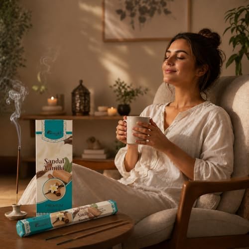 Sandal Ağacı -Vanilya (Aromatika 20 Adet Çubuk Tütsü)