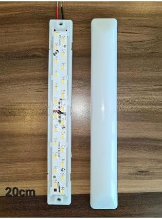 50'li Paket 24v Tente Led Aydınlatma Armatür 20cm-oval Taban-gün Işıgı(3000K)