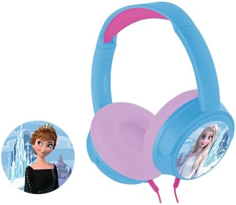 Kablolu Kulaklık Disney Frozen Karlar Ülkesi Anna Elsa Çocuk Kulaklığı Lisanslı DY-6513-FR2 11 ADET STİCKER İLE BİRLİKTE